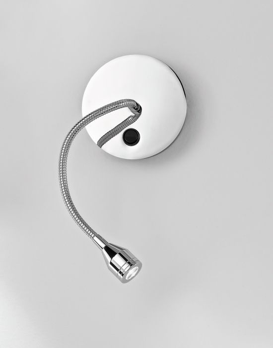 Applique LED flessibile cromo lucido Applique LED flessibile cromo lucido