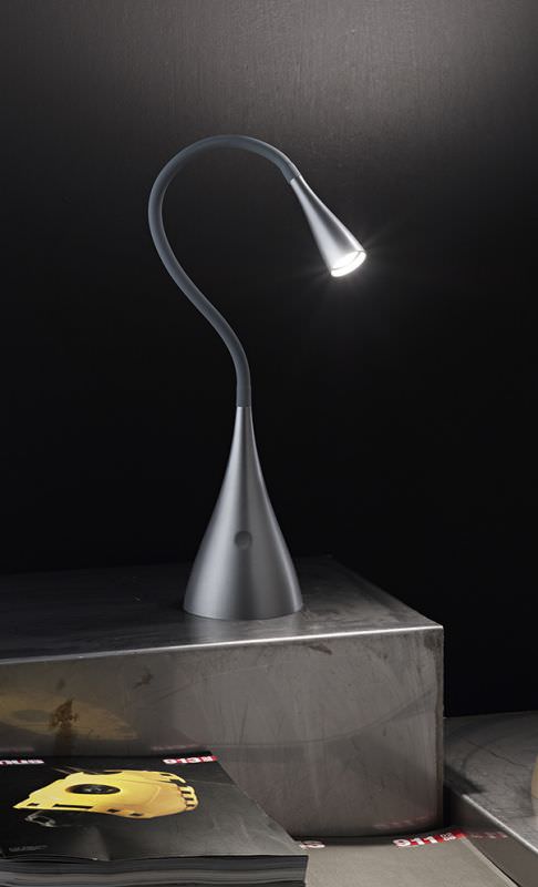 Lampe de table flexible LED Gris