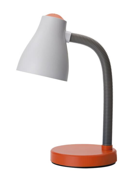 Lámpara de mesa de plástico Naranja
