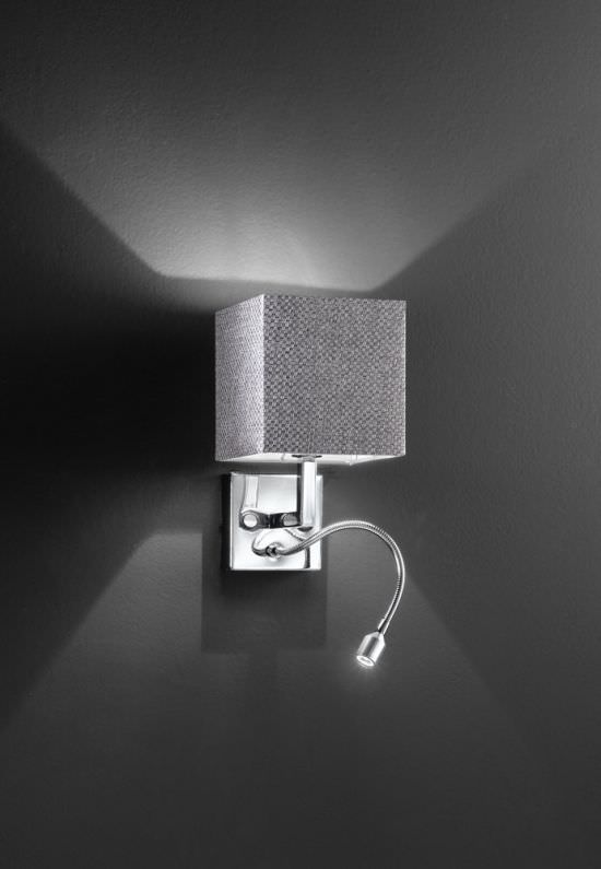 Wall sconce and courtesy LED light