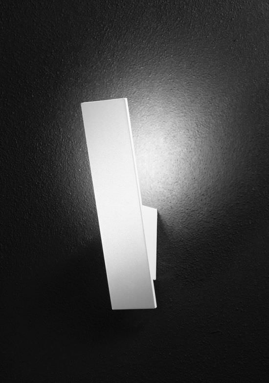 Lampada a Muro LED 12W in Metallo Bianco