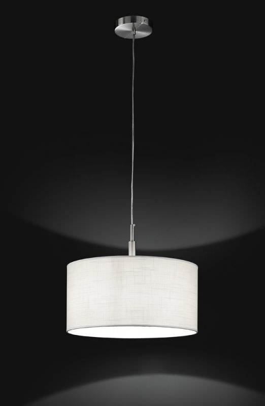 Lustre avec abatjour en tissu 40 cm