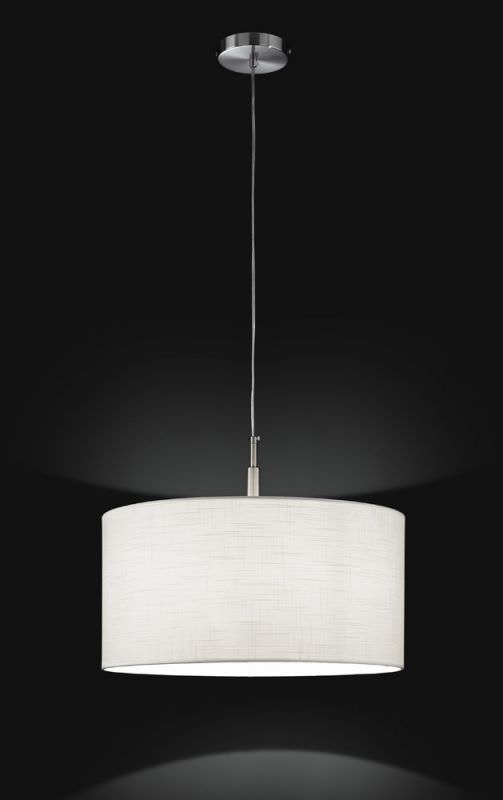 Lustre avec abatjour en tissu 50 cm