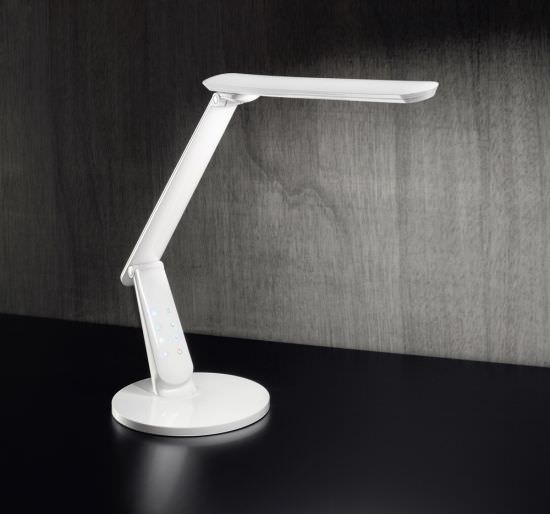 LED table lamp with usb holder