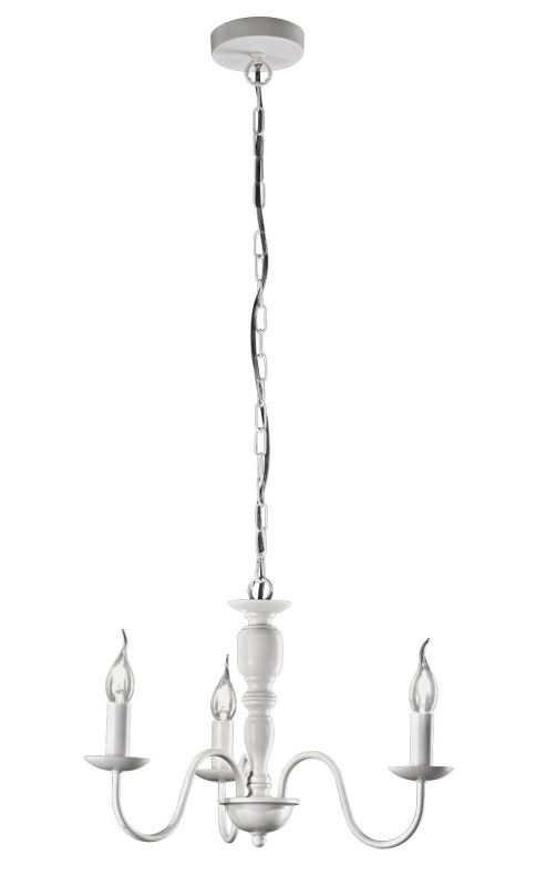 Suspension Blanc 3 Bougies Suspension Blanc 3 Bougies