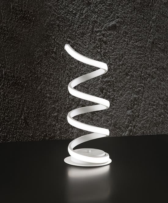 Lampada da tavolo LED 23W Metallo Bianco