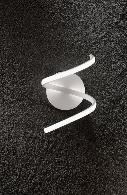 Spiralige LedApplikation aus Weimetall