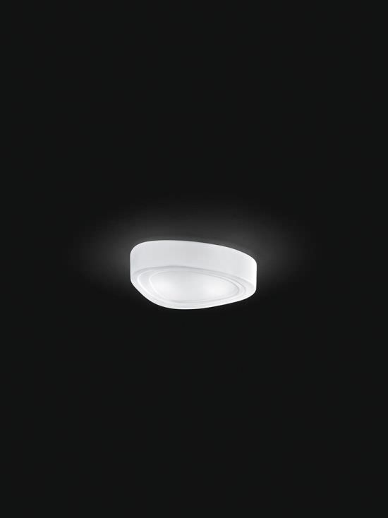 Glass ceiling light White 2 lights Glass ceiling light White 2 lights