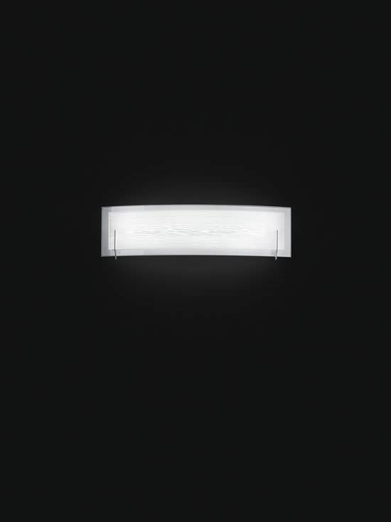Applique murale en verre blanc LED 18W 3