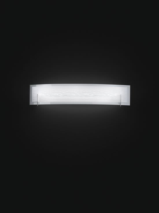 White Glass LED wall light 21W 4000K