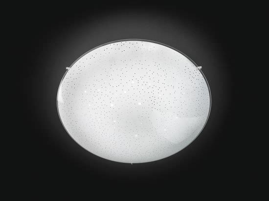 Lámpara de pared de vidrio blanco de 24W