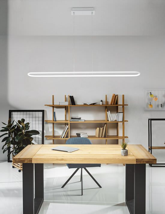 Rectangular LED chandelier 41W White
