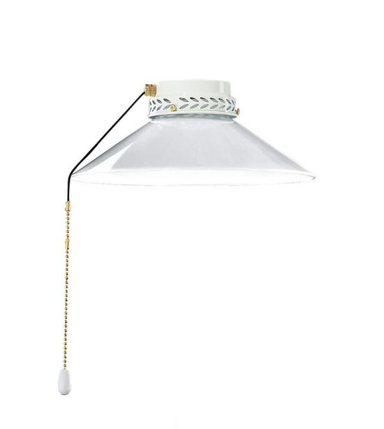 Light kit for ceiling fan White