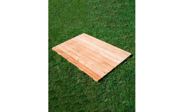 Pedana in legno per docce