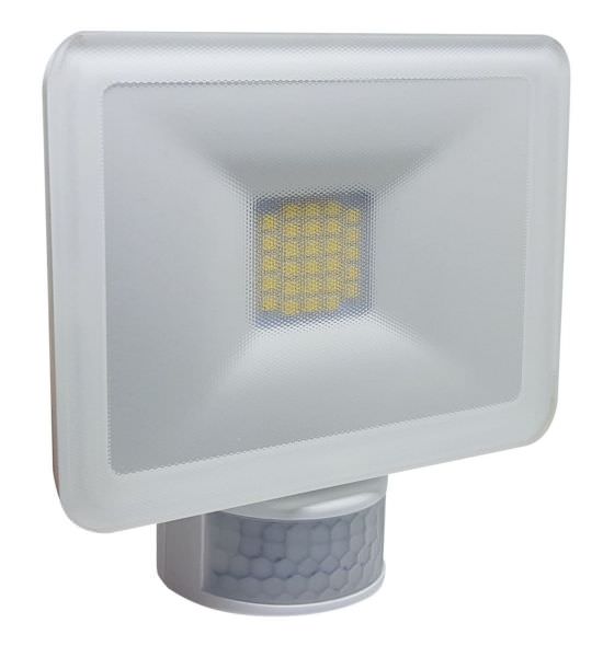 Luz LED blanca y sensor de movimiento de