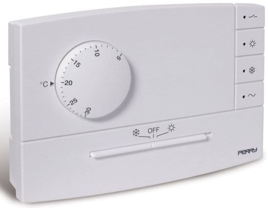 Wall thermostat summer winter