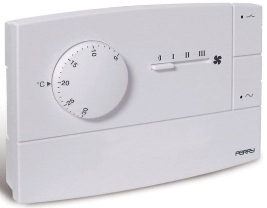 Thermostat Ventiloconvecteur Mural Blanc