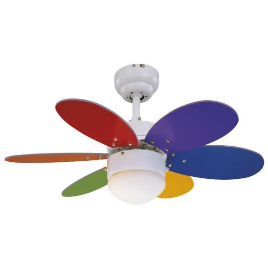 Ventilatore colorato con luce LED