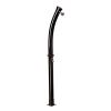 Solar garden shower Tom Solar heated shower with PVC structure black Tank 18 liters Round ABS shower head 7 cm and metal mixer height 211 cm Complete with everything needed for installation