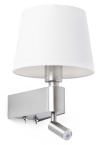ROOM WHITE WALL LAMP WITH LED READER 270