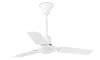 Ceiling Fan Without Light Mpcshop Mini Indus 33011 Suitable for rooms up to 13m2 5 adjustable Speeds Activated by Wall Control Included White not reversible blades