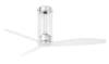 Ceiling fan Tube Chrome and clear blades