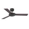 Brown ceiling fan with 3 reversible blad