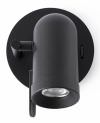 ORLEANS BLACK WALL LAMP 1L