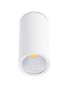 Weiße Deckenleuchte LED MPC 64198 Deckenleuchte aus Weißaluminium für die Innenbeleuchtung Monta 1 COB LED 15W 2700K 1340Lm 60 Grad CRI> 80, warmes Licht, inklusive Abmessungen 7,5x7,5x16,5 cm