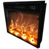 Fuego Insert Electric Led Fireplace Burner: Ideal For Our Frames Or To Supplement Existing Fireplaces. With 1500w Power, Control By Remote Control Or Front Panel. Flame Effect Only Option.
