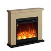 Electric Fireplace Fuego Paolo Rovere, This Electric Fireplace Combines Elegance And Power. Its Installation Adapts To Any Environment. The Remote Control Allows You To Control All Functions, With Realistic Led Flame Effect For Every Season.