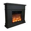 The Fuego Roberta Gris Electric Fireplace Combines Elegance And Functionality. Easily Installed Without Extra Tools, Its Gray Design Is Ideal For Living Rooms, Offices Or Representative Spaces. Remote Control Included For All Functions.