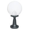 Orione outdoor floor light for gates and driveways Height 47 cm Outdoor lamp with IP43 protection in die-cast aluminium anthracite colour and opal globe diameter 25 cm E27 bulb socket Product Made in Italy