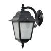 Athena wall lamp in die-cast Aluminium Anthracite colour Opal Glasses Outdoor Applique IP43 protection suitable for light bulbs with E27 halogen, fluorescent or LED socket Product Made in Italy