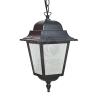 Athena Lantern Outdoor Chandelier in Die-cast Aluminium Anthracite colour Height 1305 mm Protection IP43 Lamp fitting E27 Applique with Opal glass suitable for halogen, fluorescent or LED bulbs Made in Italy