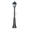 Athena garden lamp Height 152 cm Outdoor lamp with IP43 protection Body in die-cast aluminium anthracite colour and opal glass with 1 lantern light for halogen, fluorescent or LED bulb Product Made in Italy