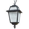Lantern pendant lamp Artemide Outdoor Chandelier in Die-cast Aluminium Anthracite colour Height 1305 mm Protection IP43 Lamp fitting E27 Wall lamp with Opal glass suitable for halogen, fluorescent or LED bulbs Made in Italy