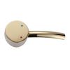 Zinc Mixer Handle For Garden Shower Gold Color. You Will Be Able To Match This Exclusive Accessory To All Sined Solar-heated Showers.. Sined Offers Only Original Spare Parts.