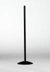 Pedestal para lámpara modelo Architetto Piantana de metal negro Altura 90 cm y Ø 27 Base para pedestales modelo Perenz 4025YN