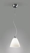 Perenz 4320B pendant lamp Glass shade White