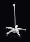 Pedestal metlico modelo Perenz 5336 con ruedas Dimensiones H.77 cm x D.Base  64 Pedestal con ruedas adecuado para la fijacin de lmparas de mesa con lente Perenz