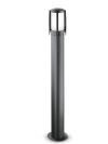 Perenz 5636 A Niedrige Auenleuchte aus graphitfarbenem Aluminium und Glas Mae  14 x Hhe 90 cm Bentigt 1 E27 Glhbirne ab max.20W nicht im Lieferumfang enthalten