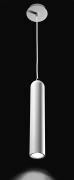 Lámpara colgante modelo 5956B Perenz Lámpara LED de metal pintado de blanco Incluida 1XGU10 6,5W LED 3000K Dimensiones Diámetro 10 cm Altura ajustable 120 cm