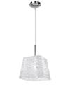 Perenz acrylic pendant lamp Lamp made of acrylic material transparent Dimensions Shade 28x28x height 33 cm Height adjustable 120 cm Mounts 1 bulb E27 Max 60W not included