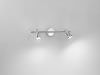 Bar with 2 LED spotlights in polished Perenz 6154 chrome met