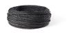 Stromkabel 3x0.75mm Geflecht Schwarz Farbe geliefert in 50 Meter Strang Perenz 6254 TRN