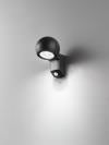 Perenz 6318A LED wall lamp 12W Aluminium with sensor Width 12 cm Height 18 cm Depth 16 cm Colour Graphite Protection IP54