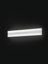 Perenz 6368BLN wall light Metal and plexiglass wall lamp Dimensions 10x60x5.5 cm Requires LED 30W 1800LM 4000K