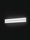 Perenz 6368BLN Wandleuchte Metall- und Plexiglas-Wandleuchte Abmessungen 10x60x5,5 cm Erfordert LED 30W 1800LM 4000K
