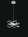 Perenz 6396 BLC LED pendant luminaire White painted metal ceiling lamp Dimensions Adjustable height 150 cm, Diameter 47 cm LED light 70W 5600LM 3000K